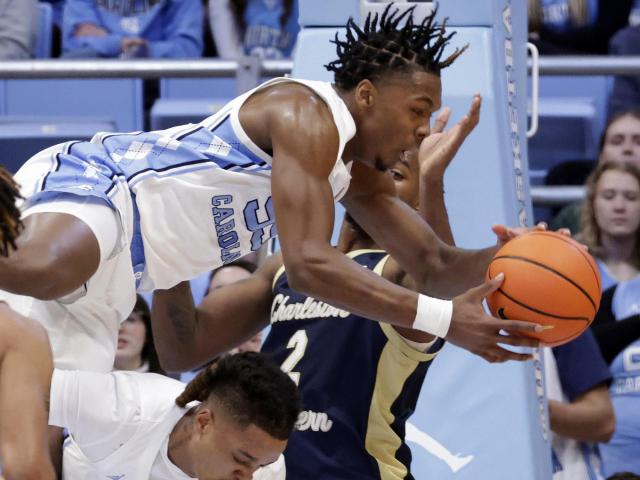 Featured image for "UNC Tar Heels Cap 2023 with Dominant 105-60 Victory Over Charleston Southern"