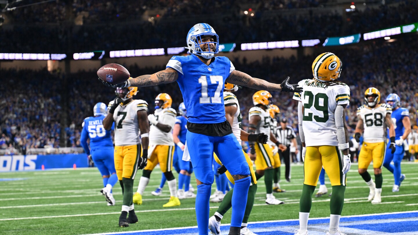 Featured image for Tim Patrick's Two TDs Propel Lions to Playoffs After Long Hiatus