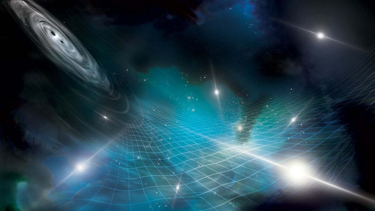"Scientists Uncover Vast Gravitational Wave Background in the Universe"