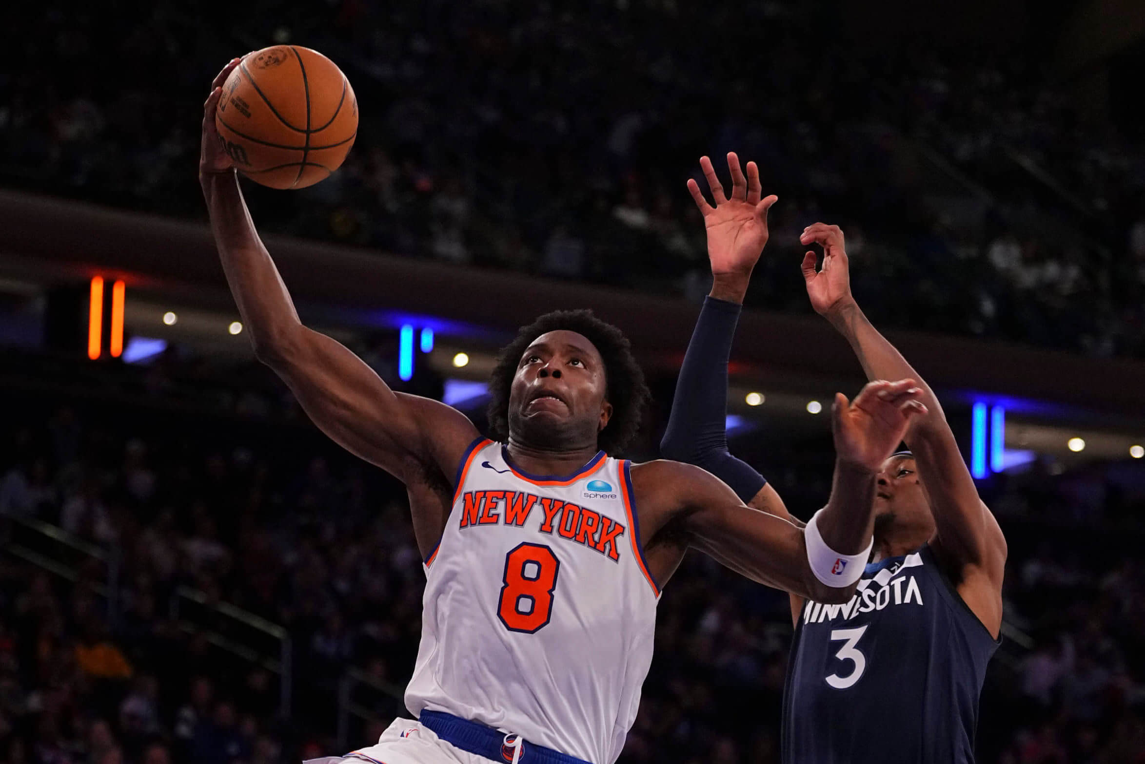 Featured image for "OG Anunoby Shines in Knicks Debut, Spearheading Victory Over Timberwolves"