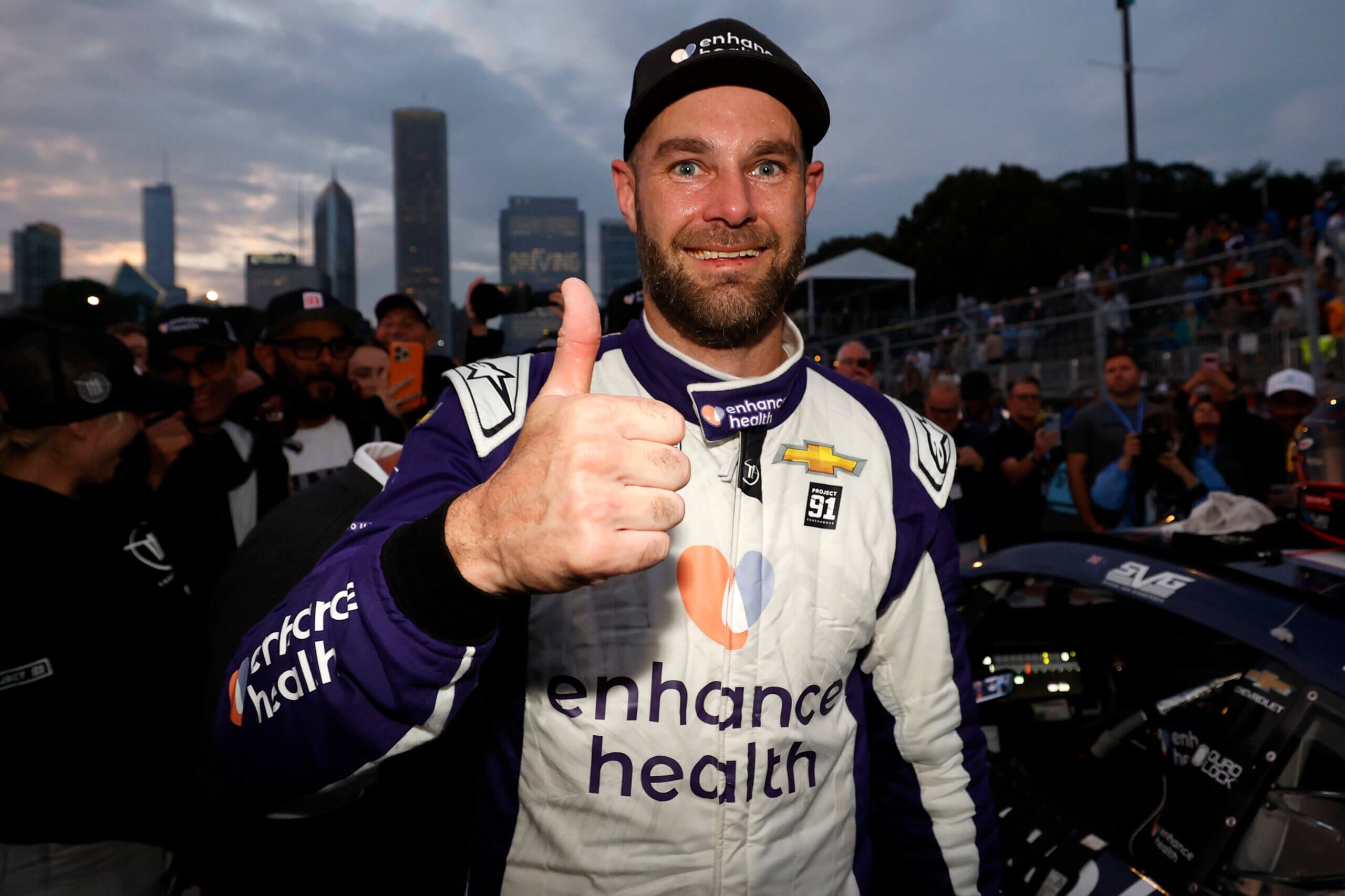 "NASCAR's Chicago Street Race: Thrilling Victory, Drenched Drama, and City Showdown"