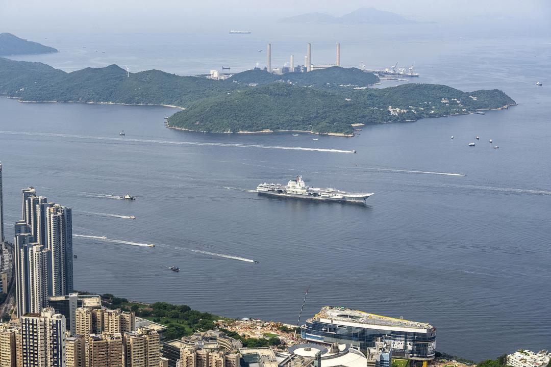 China's Shandong Aircraft Carrier Makes Prominent Hong Kong Visit