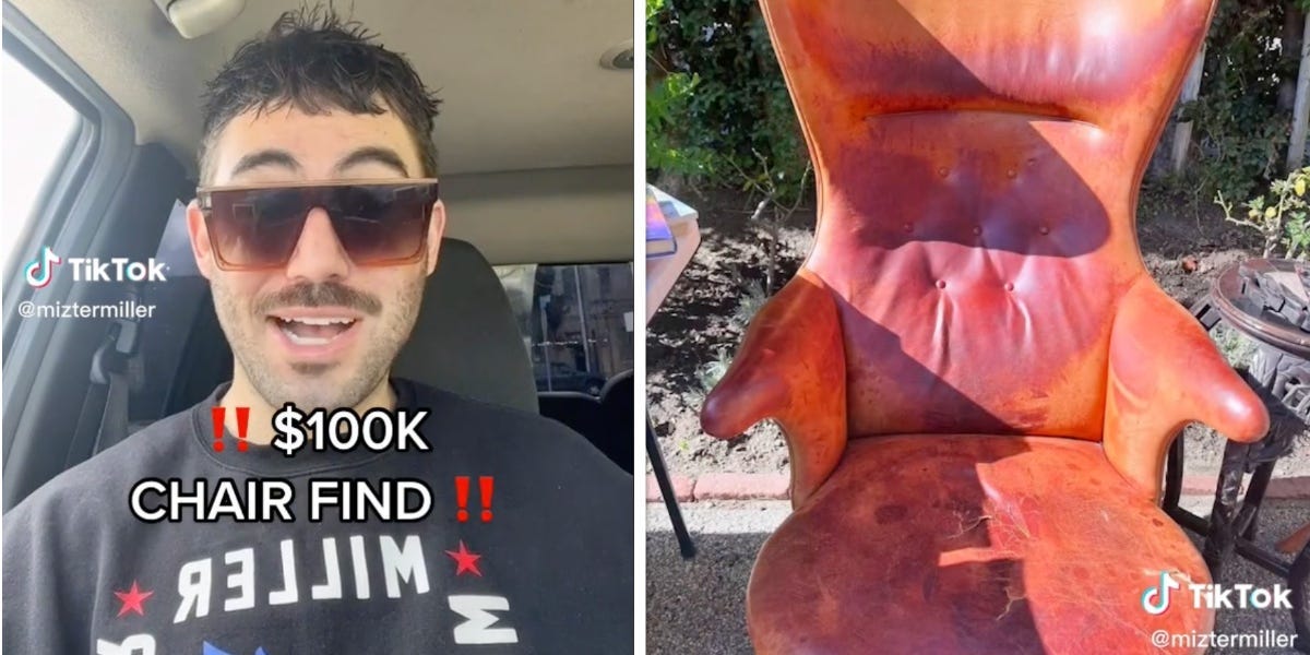 TikToker's $50 Facebook Marketplace Chair Valued at $50K