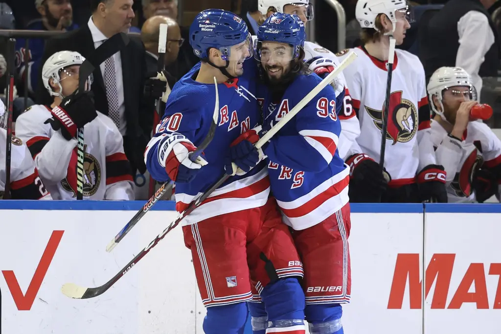 Featured image for Rangers' Power Play Shakeup Pays Off Against Hurricanes.