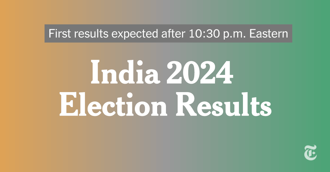 India Begins Vote Counting in 2024 Election, Modi's BJP Leads