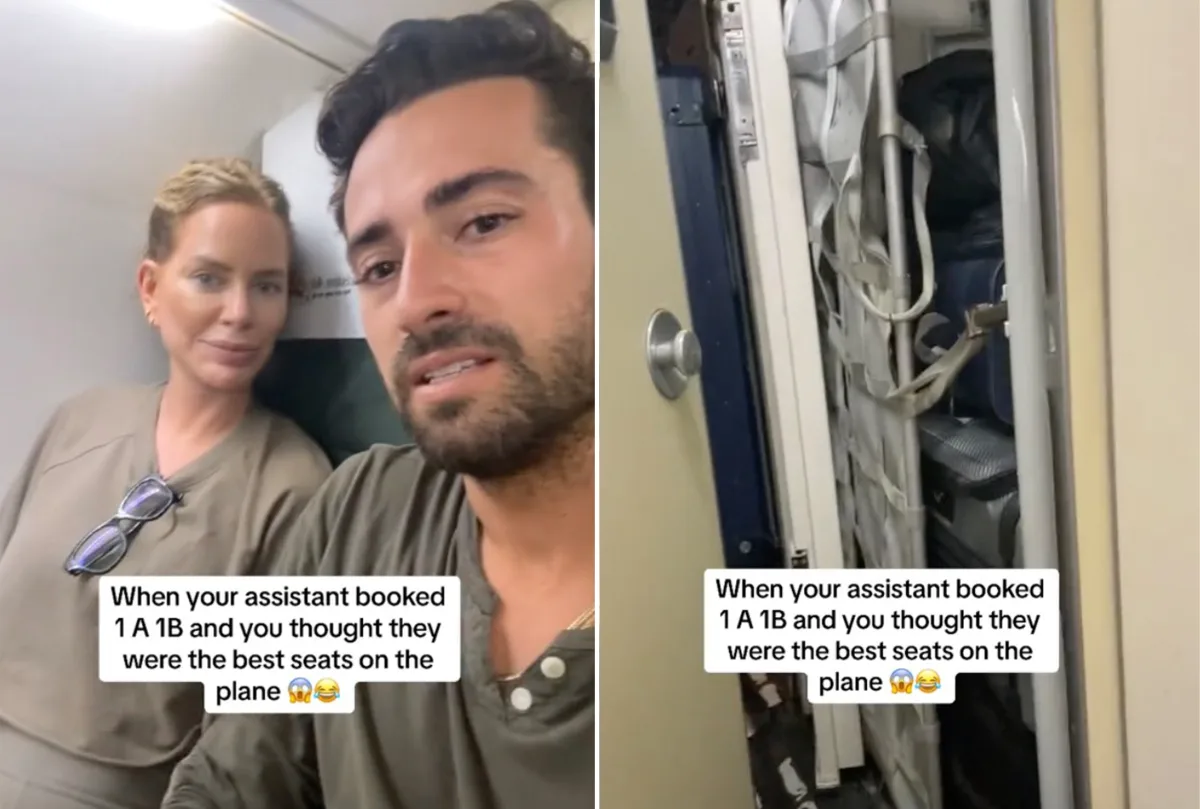 Featured image for "Travelers' Shocking Experience with Alleged 'Best Seats' on Plane"