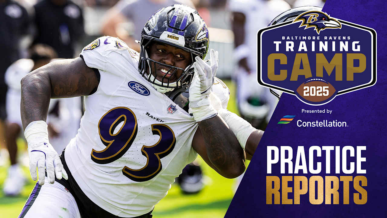Featured image for Ravens' rookies and veterans making impactful plays in practice
