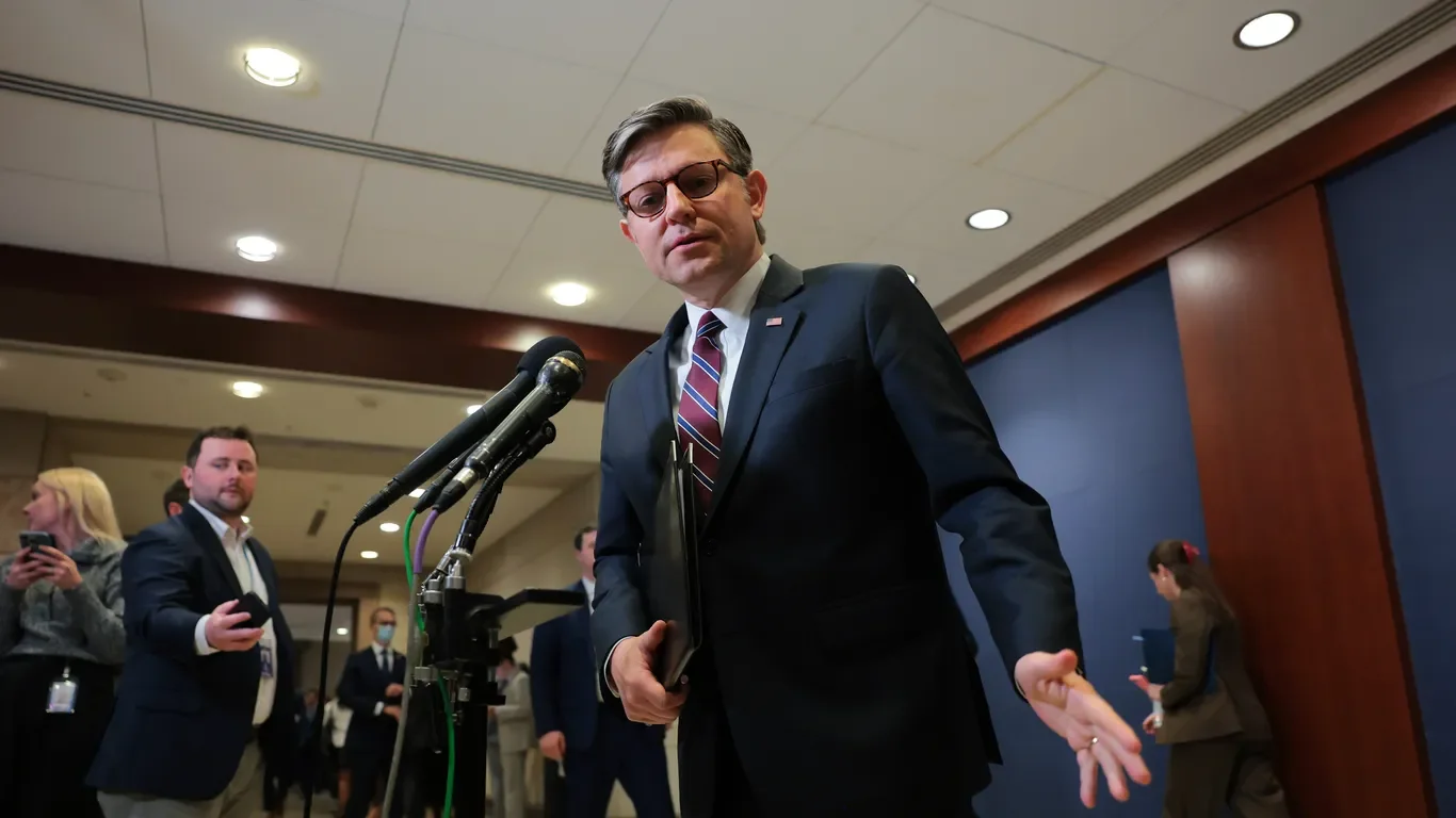 Johnson questions Trump's 10% credit-card cap, signaling House hesitancy