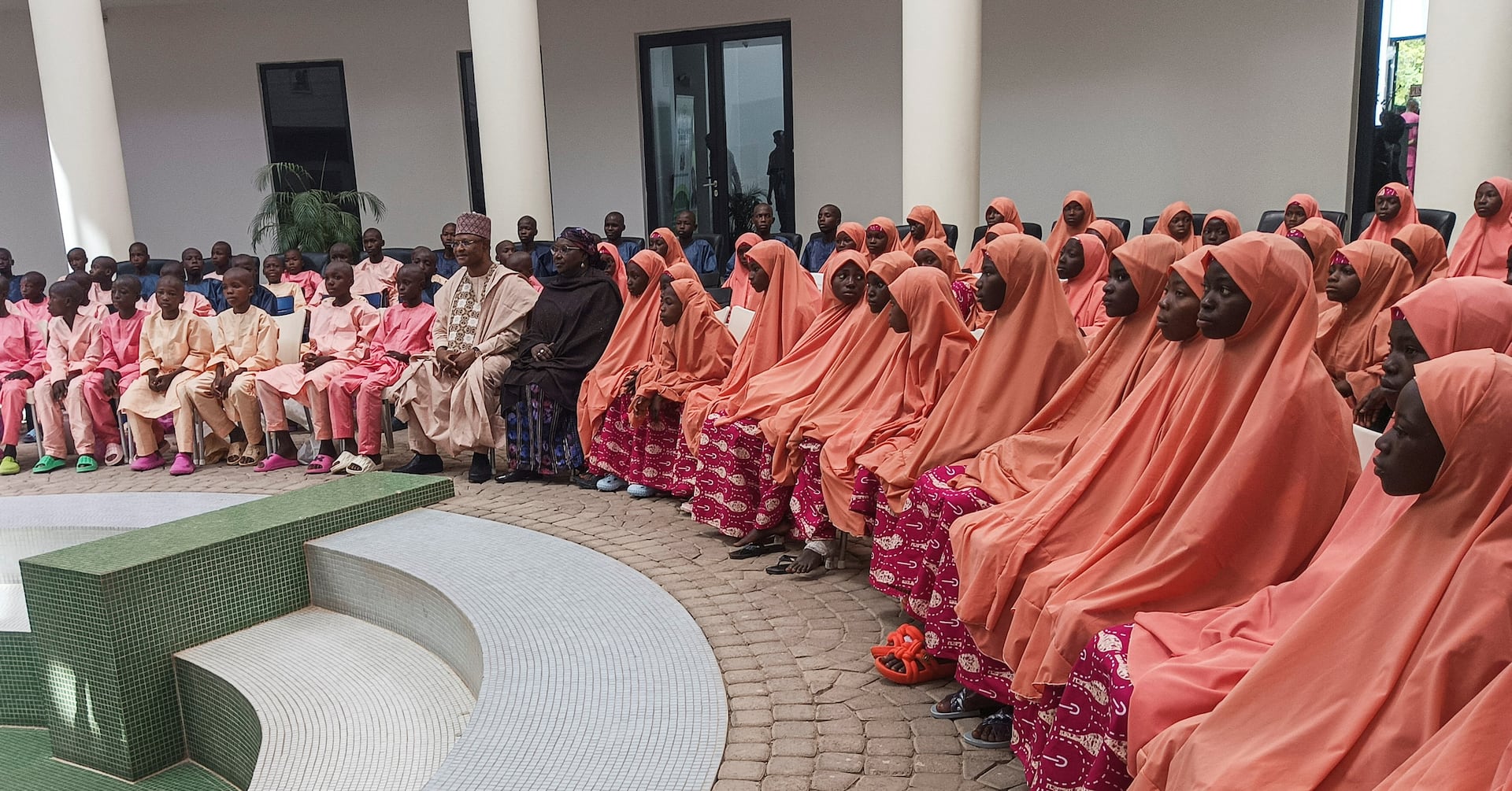 "Reunited: Kidnapped Nigerian Schoolchildren Return Home"