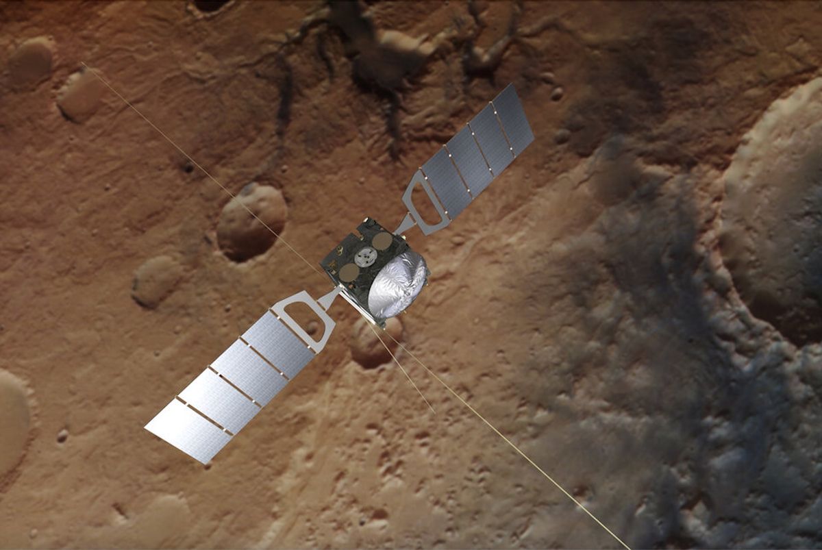 ESA's Mars Express spacecraft to broadcast first-ever live views of the Red Planet.