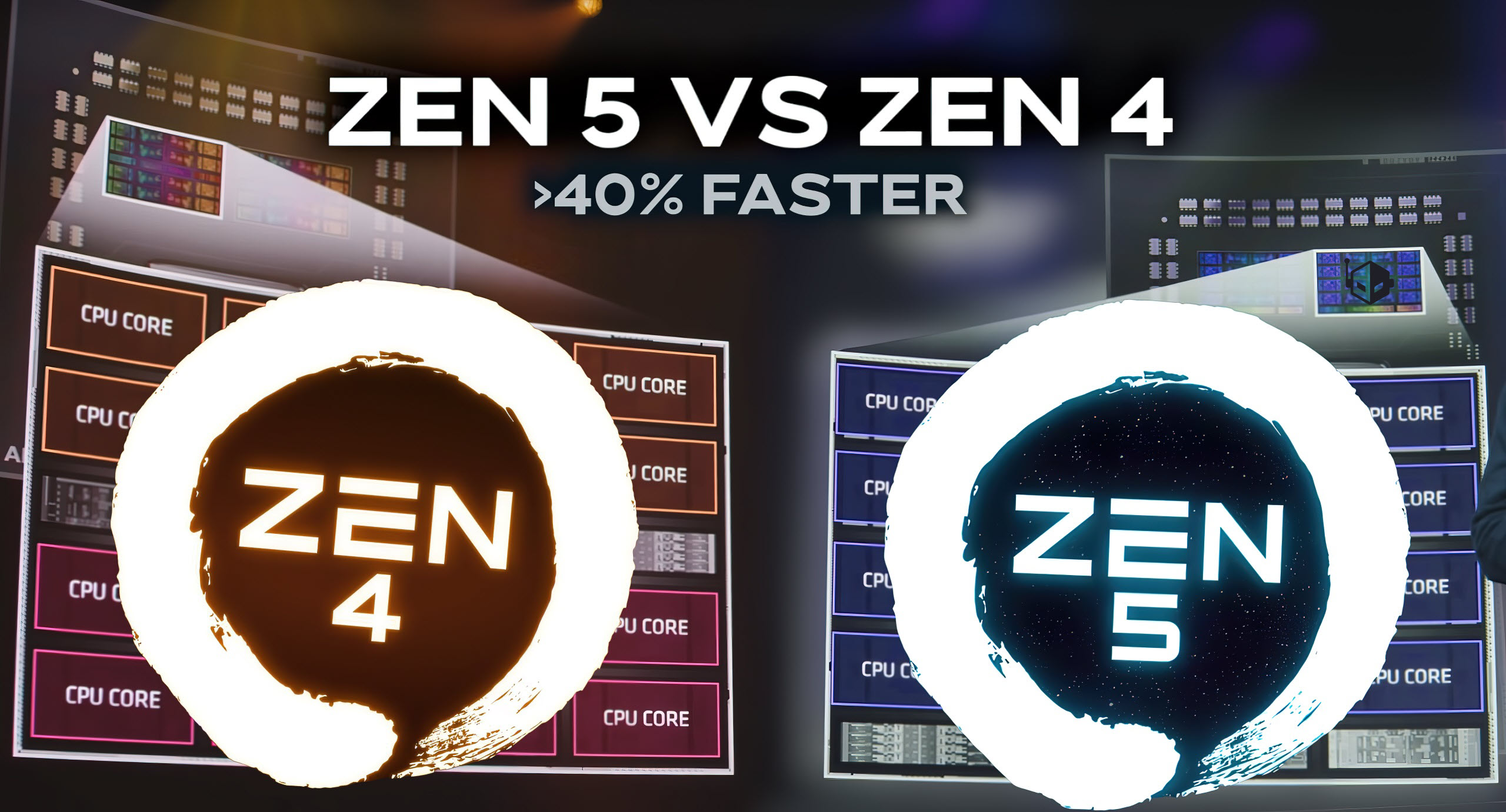 Featured image for "AMD Zen 5: Unveiling Faster Cores, Higher TDP, and DDR5-6000 Support"