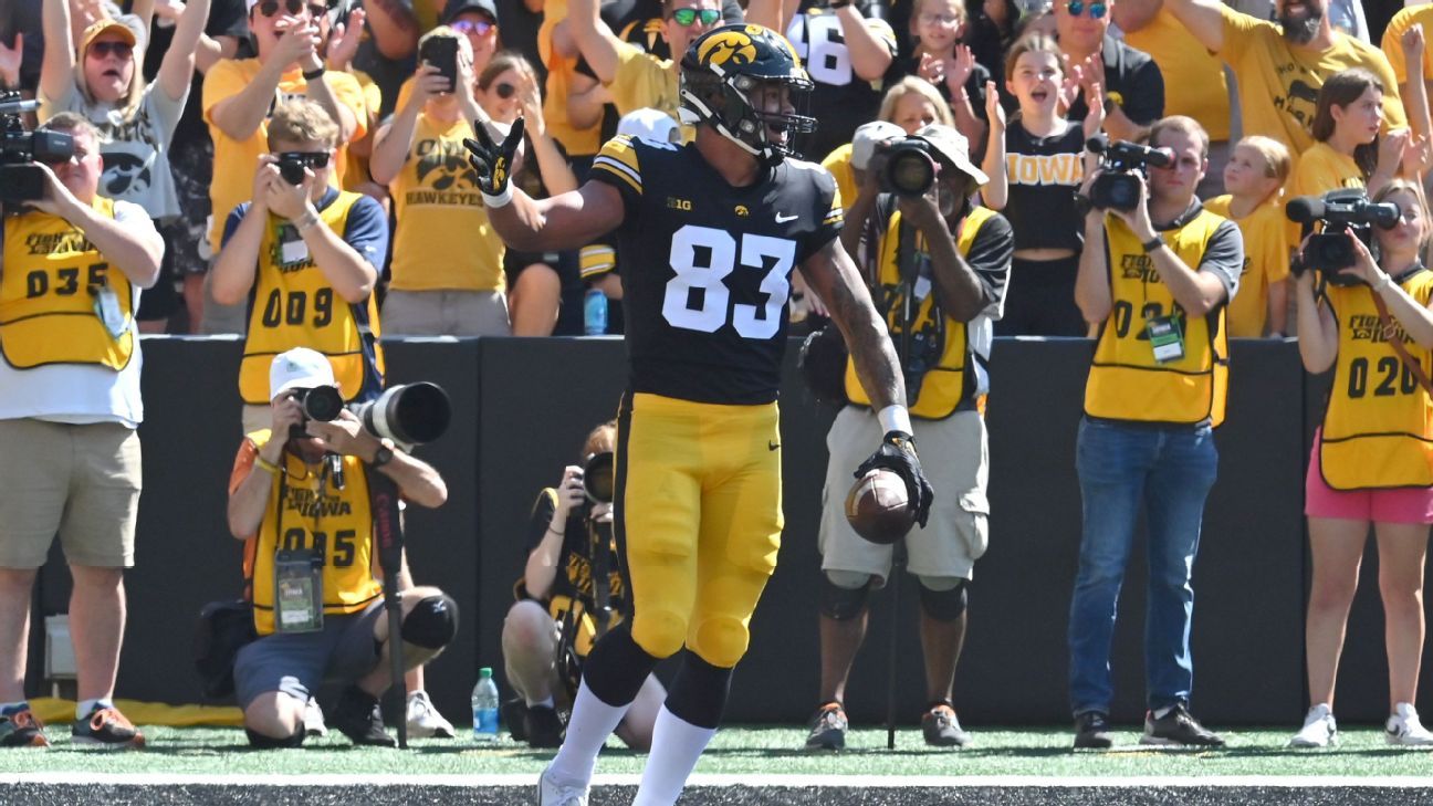 Featured image for Iowa's Erick All Sidelined for Season with Torn ACL