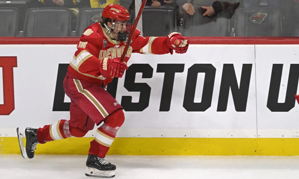 Featured image for "DU Hockey Prospect Shines in NCAA Tourney, Set to Face Boston College in Championship Showdown"