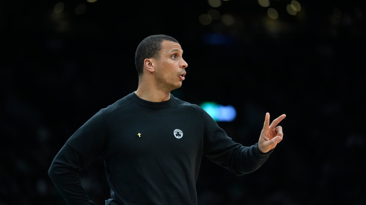 Featured image for "Celtics' Sam Hauser Shines in Blowout Win Over Wizards"