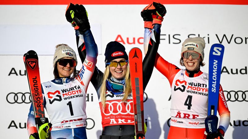 "Shiffrin's Triumphant Return: Winning Eighth World Cup Slalom Title"