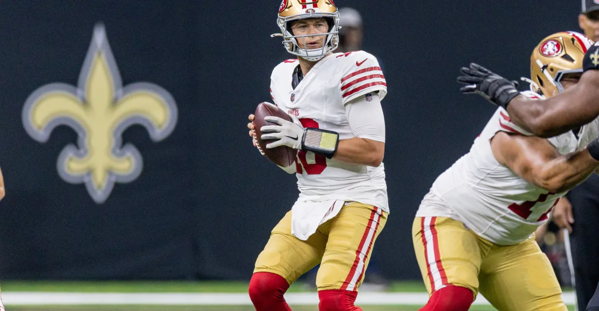 Featured image for Mac Jones Leads 49ers to Narrow Win Over Saints