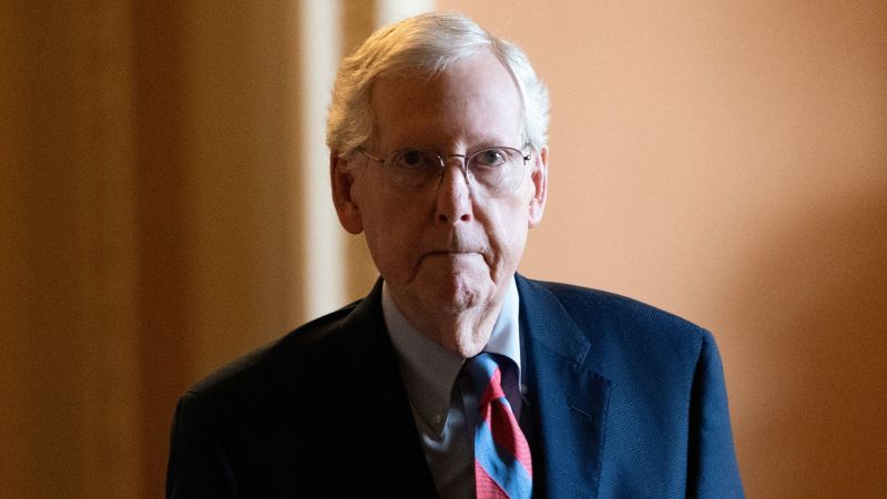 "McConnell Faces GOP Rebellion Over Ukraine and Immigration Feud"