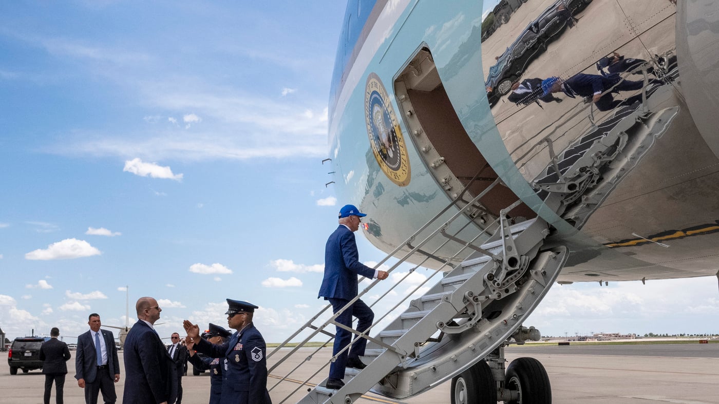 Featured image for "Biden's Preference for Short Stairs to Air Force One Raises Questions"