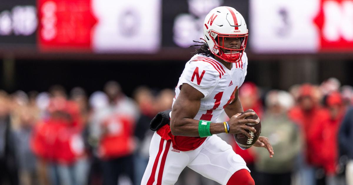 White team dominates in Nebraska's spring game.