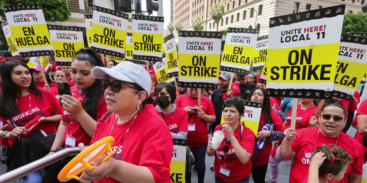 "Fourth of July Threatened as Southern California Hotel Workers Go on Strike"
