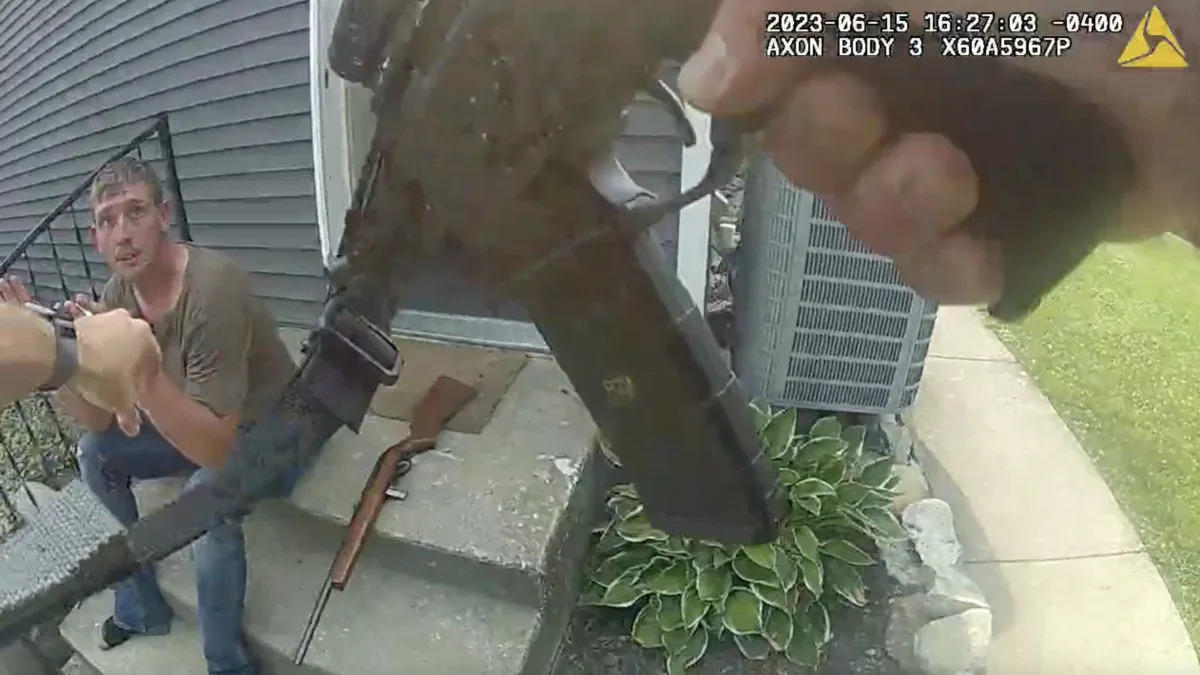 Ohio Father Calmly Sits Next to Gun After Executing 3 Young Sons: Bodycam Footage Reveals.