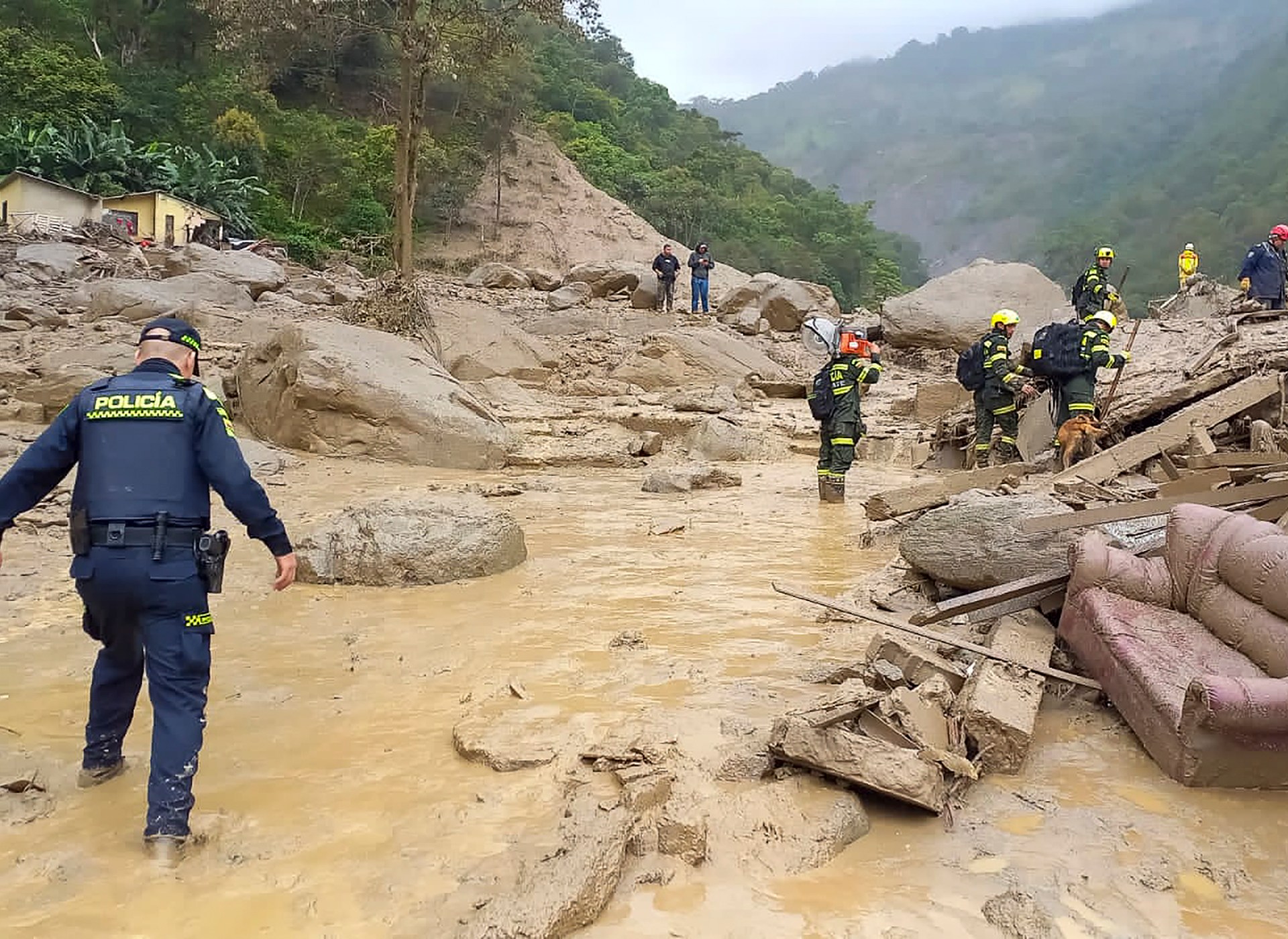 Deadly Landslides Strike Colombia Amid Heavy Rainfall