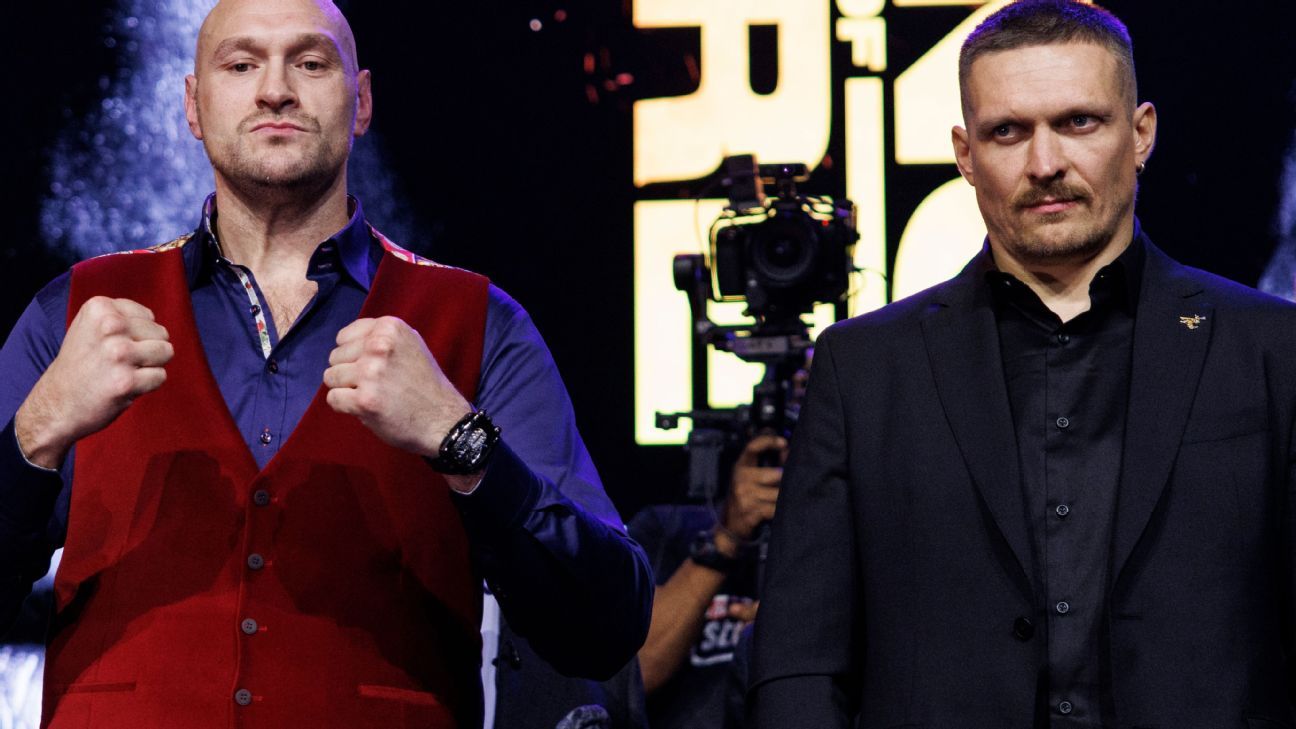 Featured image for "Tyson Fury's Rescheduled Title Fight with Oleksandr Usyk: The Latest Updates"