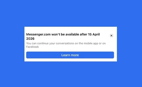 Meta Shuts Down Messenger.com, Moves Web Messaging Into Facebook
