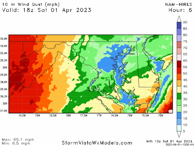 Region Braces for High Winds and Possible Power Outages.
