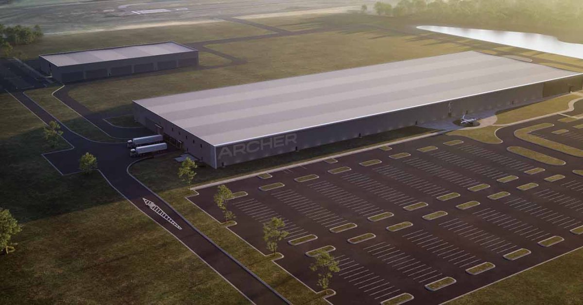 Featured image for Stellantis and Archer update on US eVTOL production.