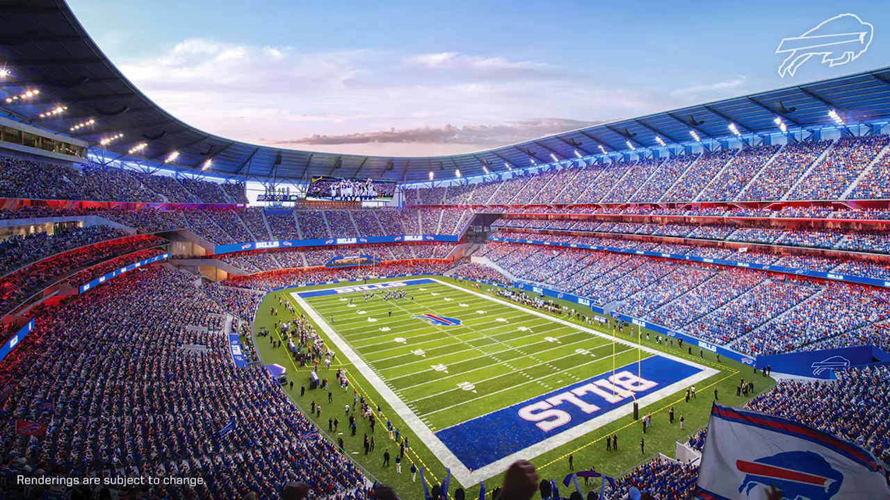 "New Buffalo Bills Stadium Renderings Unveiled"