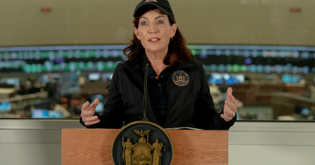 "Hochul Issues Warning on Lingering Floods and Outages in New York State"