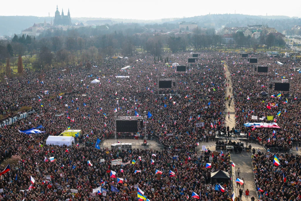 Mass Prague Rally Pushes Back Against Babiš's New Government