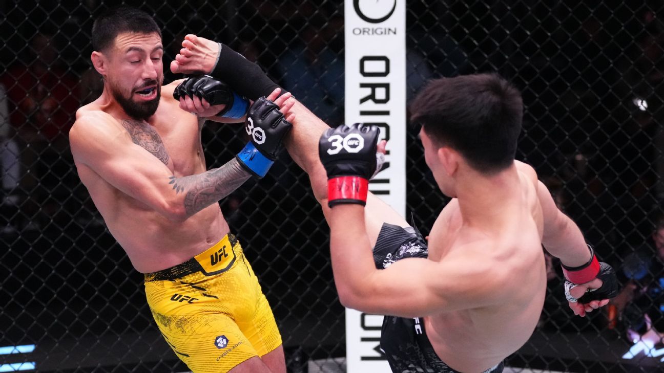 Featured image for "Song Yadong Dominates Chris Gutierrez in UFC Fight Night Main Event"