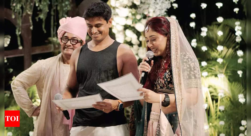 Featured image for Ira Khan's Husband Nupur Shikhare's Emotional Wedding Run and Aamir Khan's Stylish Delhi Visit