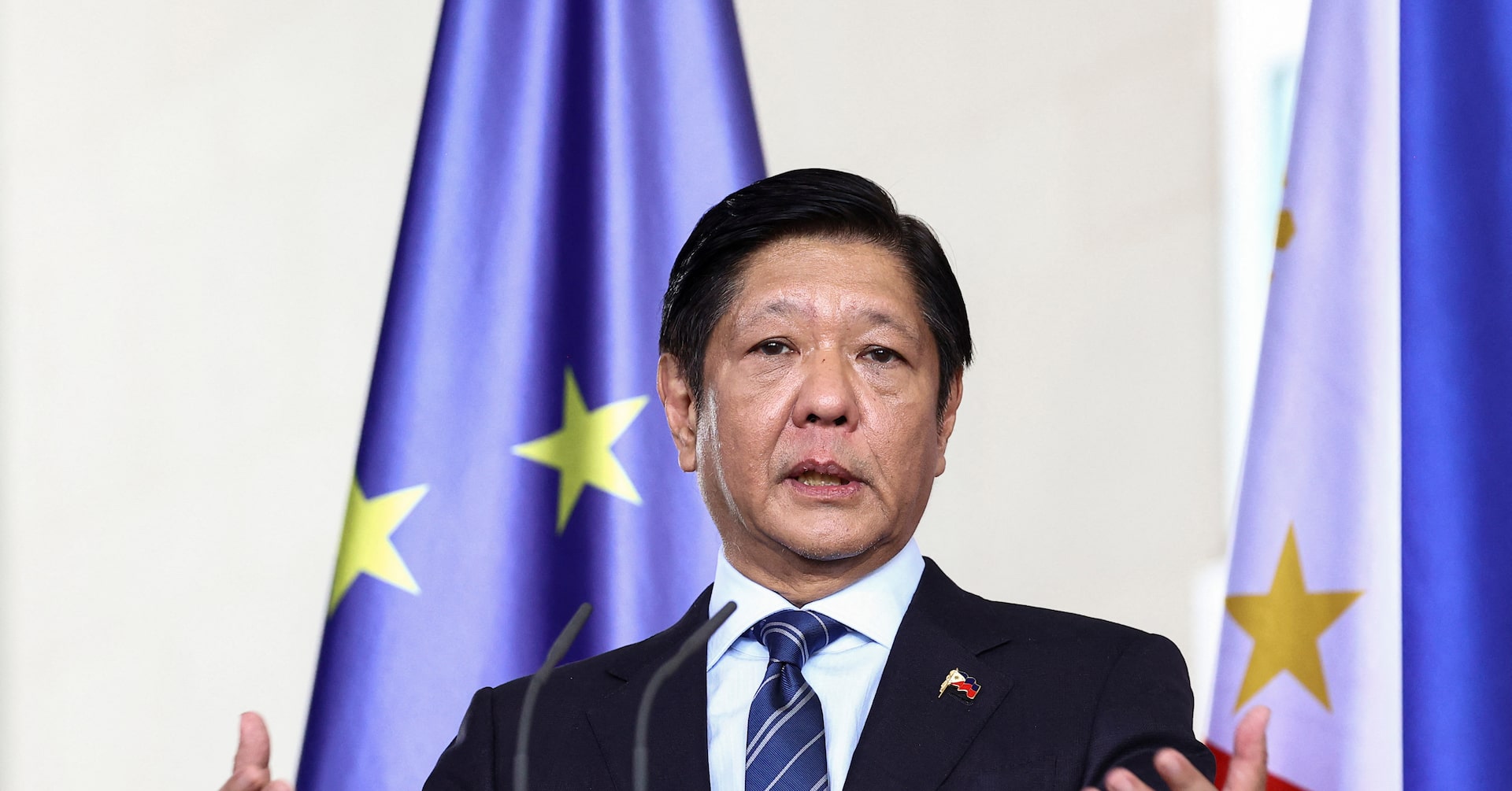 Featured image for "Philippines President Pushes for South China Sea Cooperation Amid Chinese Island Dispute"