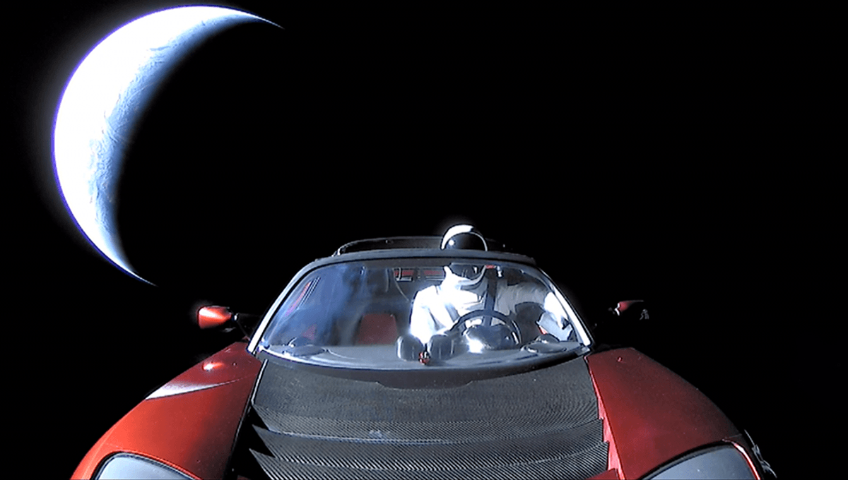 Featured image for Tesla Roadster in Space Has 22% Chance of Earth Impact