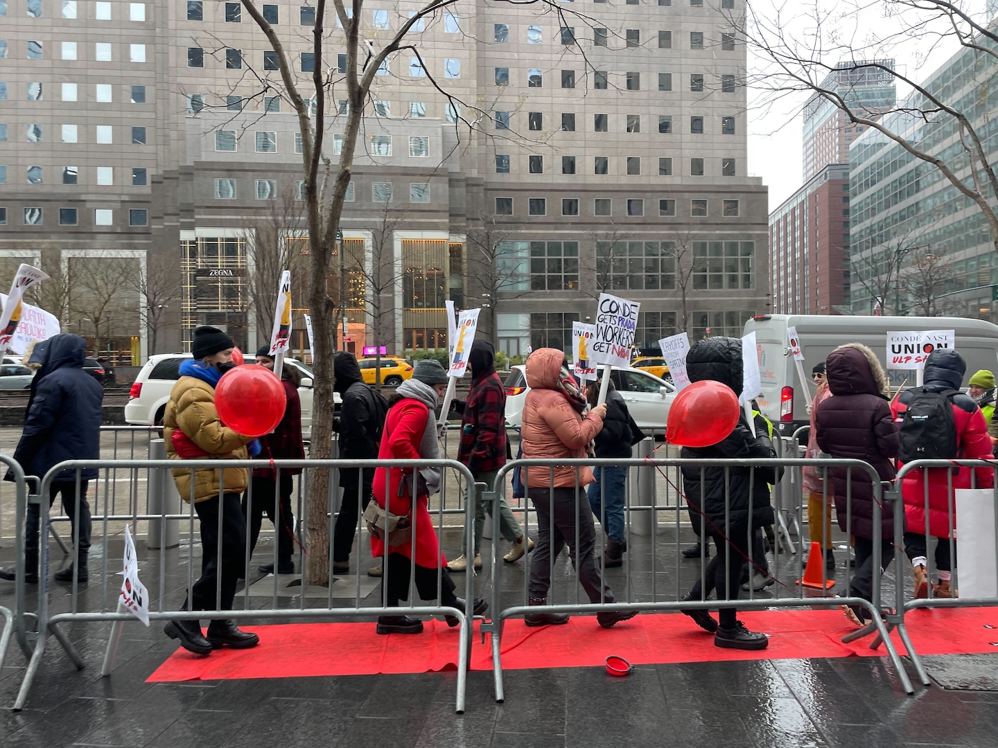 Featured image for "Condé Nast Union Strike: Anne Hathaway's Stand and Celebrity Reactions"