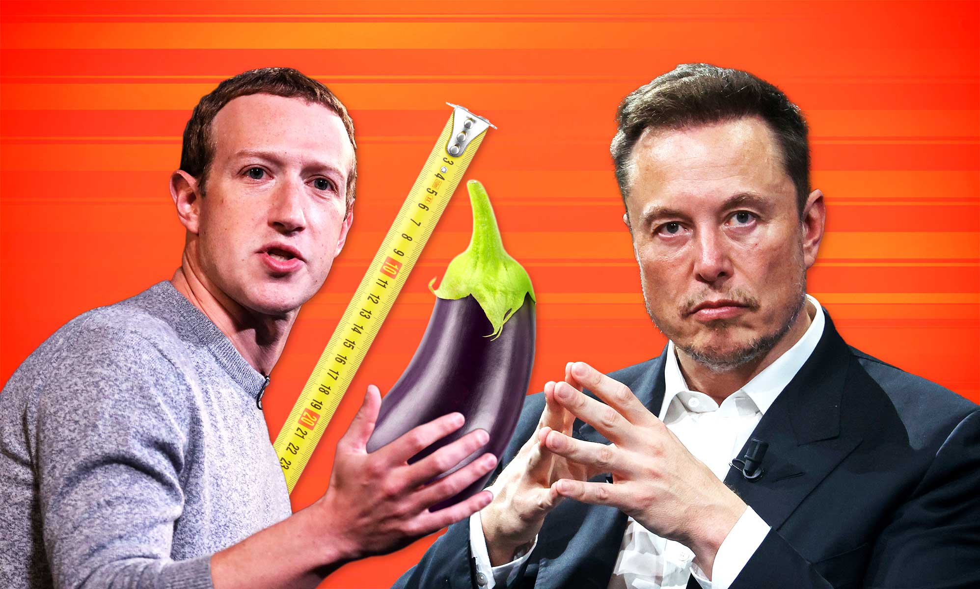 "Elon Musk and Mark Zuckerberg's Immature Feud Escalates to New Heights"