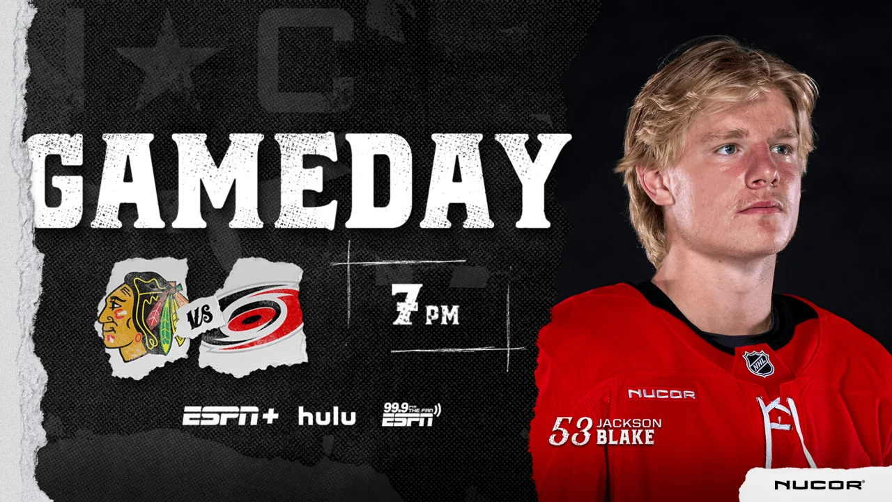 Canes Host Blackhawks Aiming to Extend Win Streak