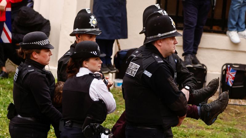 Controversy Surrounds UK Police Handling of Coronation Protests