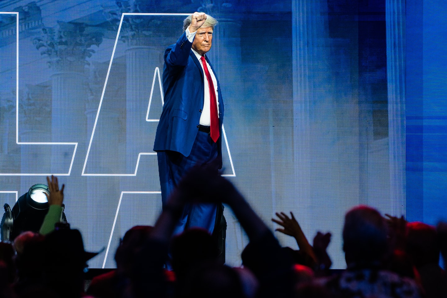 Trump's grip on GOP tested as Kemp urges party to move on from election fraud claims.