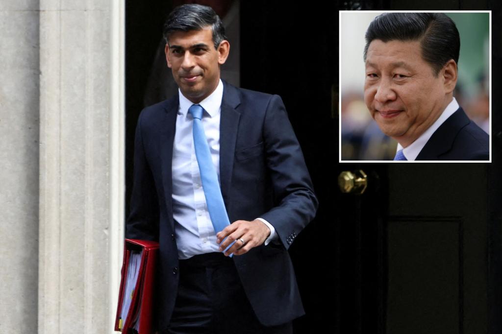 UK Prime Minister Rishi Sunak Condemns Chinese Meddling and Calls for Strong Action