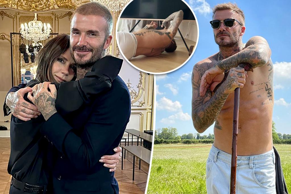 Featured image for "Victoria Beckham's Revealing Snap: David Beckham as the Handyman in His Briefs"