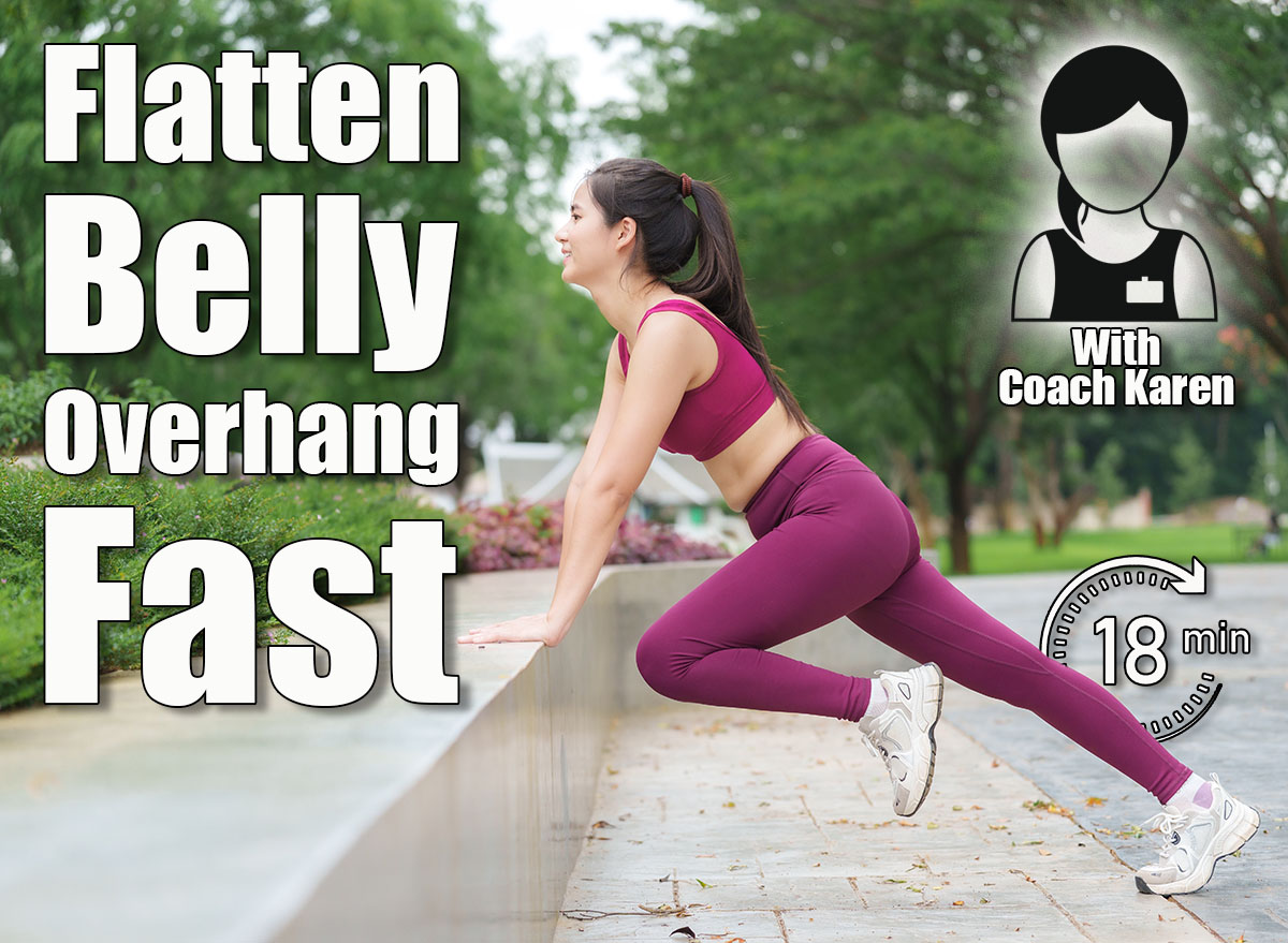 Featured image for Top 6 Standing Exercises to Reduce Belly Overhang After 50