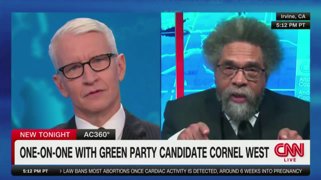 Featured image for "Fiery Debate: Anderson Cooper and Cornel West Spar Over Ukraine Conflict"