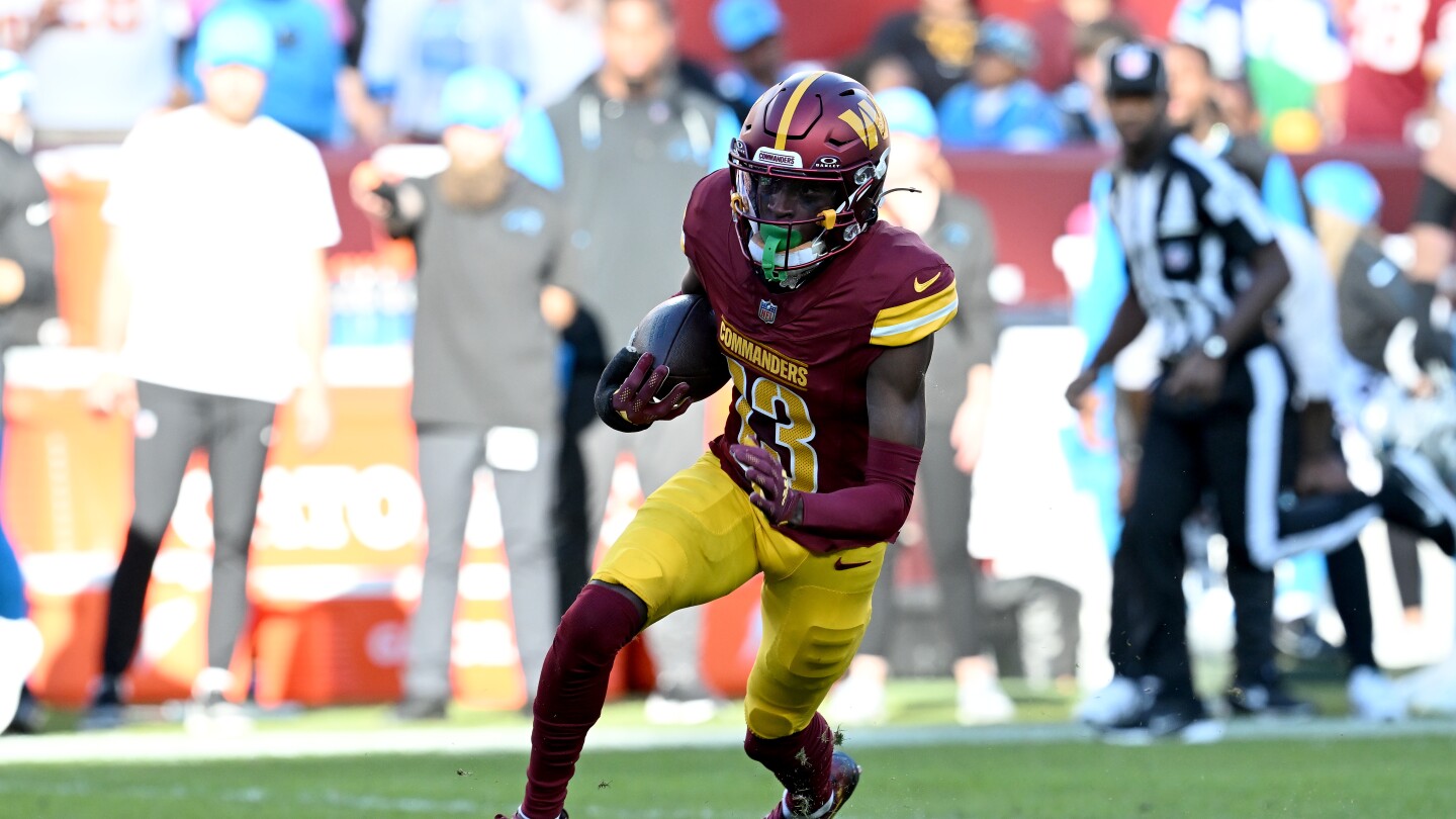 Featured image for Commanders Waive 2023 First-Round Pick Emmanuel Forbes, Place Ekeler on IR