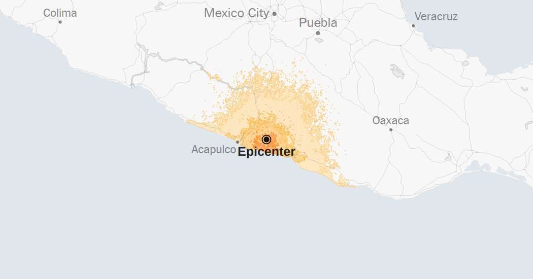 Featured image for 6.5 Magnitude Earthquake Strikes Mexico, Disrupts President and Tourist Areas
