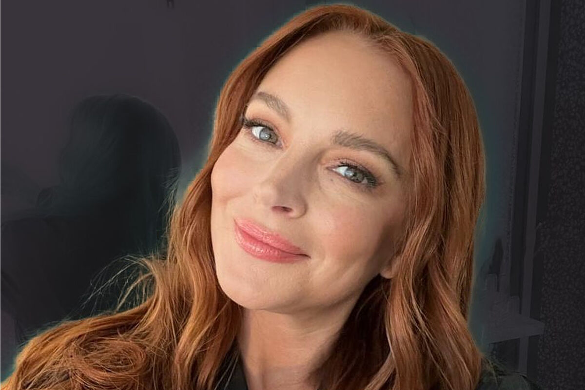 Lindsay Lohan announces first pregnancy with husband Bader Shammas.