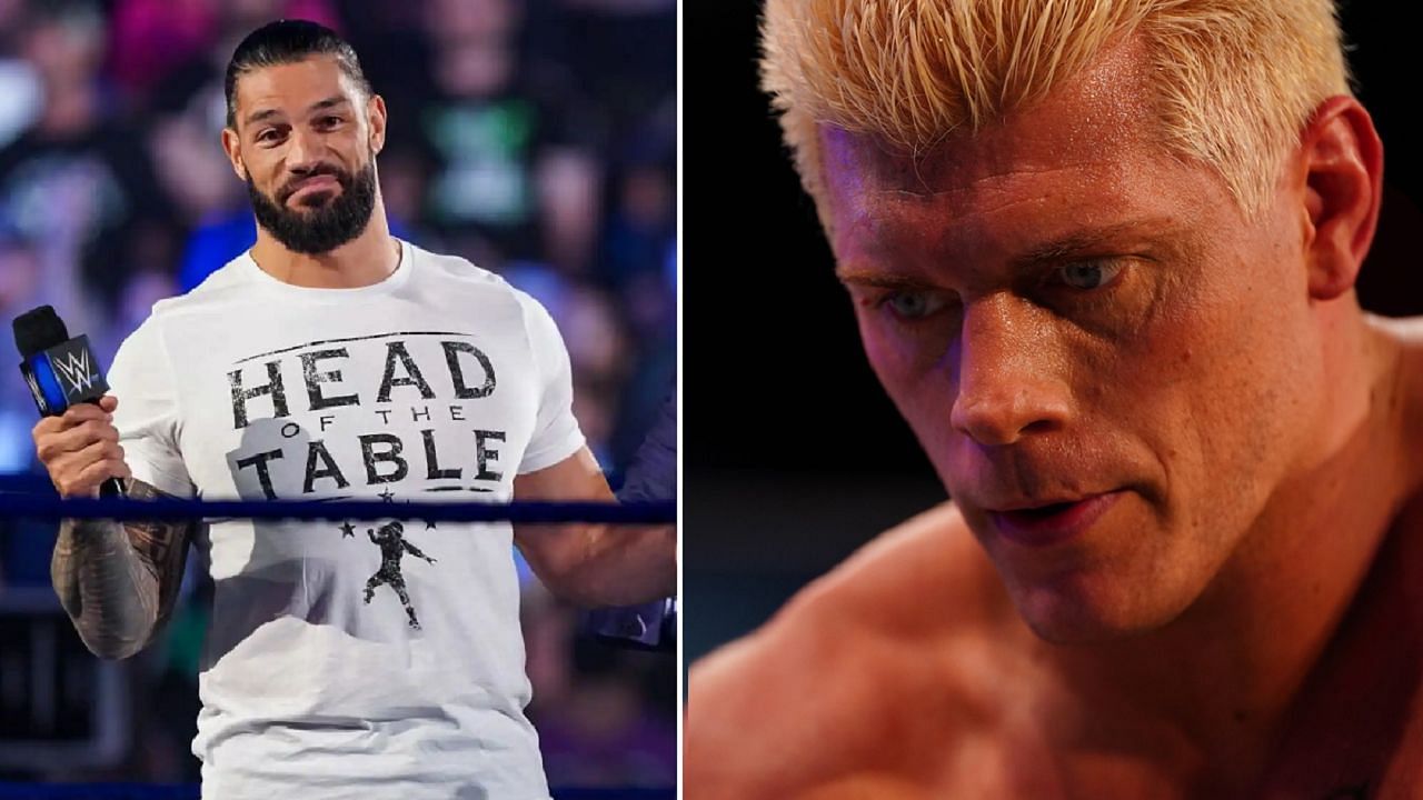 Roman Reigns and Cody Rhodes set for WrestleMania clash after intense face-off.